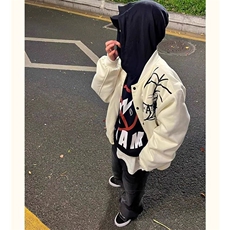 美式潮流春季户外穿高街棒球服外套男女情侣休闲百搭夹克，男装夹克，四季星座505