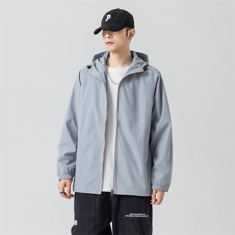 2024春季新款港无影墙连帽宽松大码休闲工装夹克男上衣J6300-P45,男装夹克,电商A082