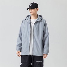 2024春季新款港无影墙连帽宽松大码休闲工装夹克男上衣J6300-P45，男装夹克，电商A082