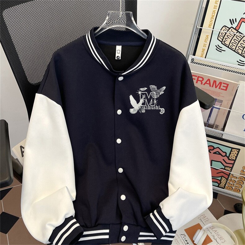 J9933-P70美式嘻哈高质量刺绣宽松潮牌棒球服夹克,男装夹克,星座617A-2