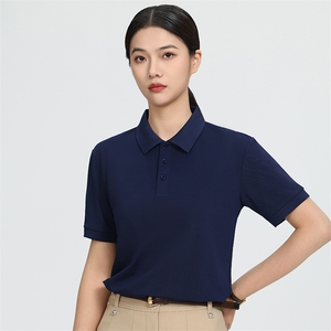2025年春季青春活力时尚都市POLO领短袖纯色上衣图片