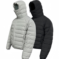 2025新款设计90白鸭绒潮排骨服情侣款羽绒服，男装羽绒服，星座218-2