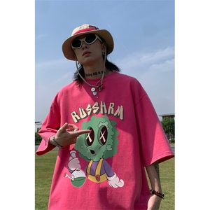 卡通创意印花 水洗做旧 夏季无袖背心/马甲/坎肩XZ514-2-1315-P38图片