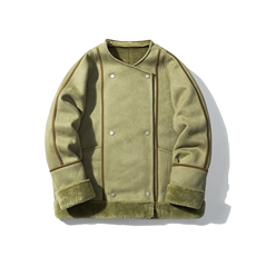 1白底皮毛一体高级感轻奢机车大码M-5XL棉服外套男8708P158控228，男装棉衣，星座226-2
