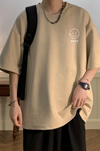 麂皮绒短袖t恤男大码半袖男 JD82072-P25图片