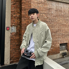 现货春季新款美式高街棒球服男士潮牌飞行夹克外套Jk06-P85控118，男装夹克，星座218-5