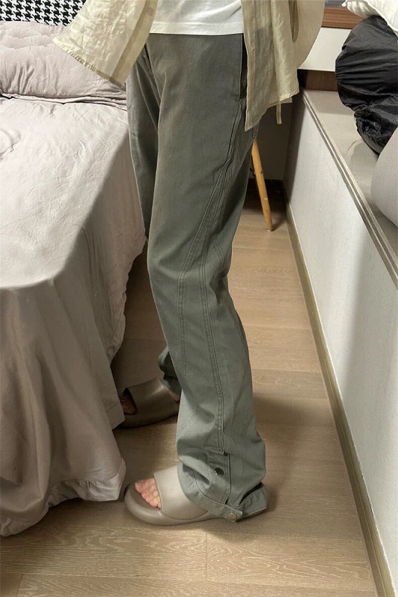 【网图】B221美式ins高品质多口袋休闲工装裤子LK24352-P55控88,男装休闲裤,电商B221