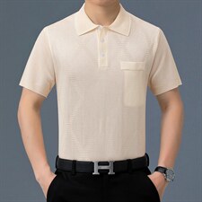 2023夏季新款薄款短袖t恤男装冰丝夏装中老年人宽松速干体恤，男装T恤，电商B212（原钱塘6029）