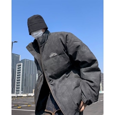 新款棉衣男冬季棉袄外套做旧复古麂皮绒M9052P98，男装棉衣，星座1116-2