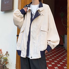 男秋季2022新款高街中性风长袖双层夹克外套YT53P60，男装夹克，星座1116-2