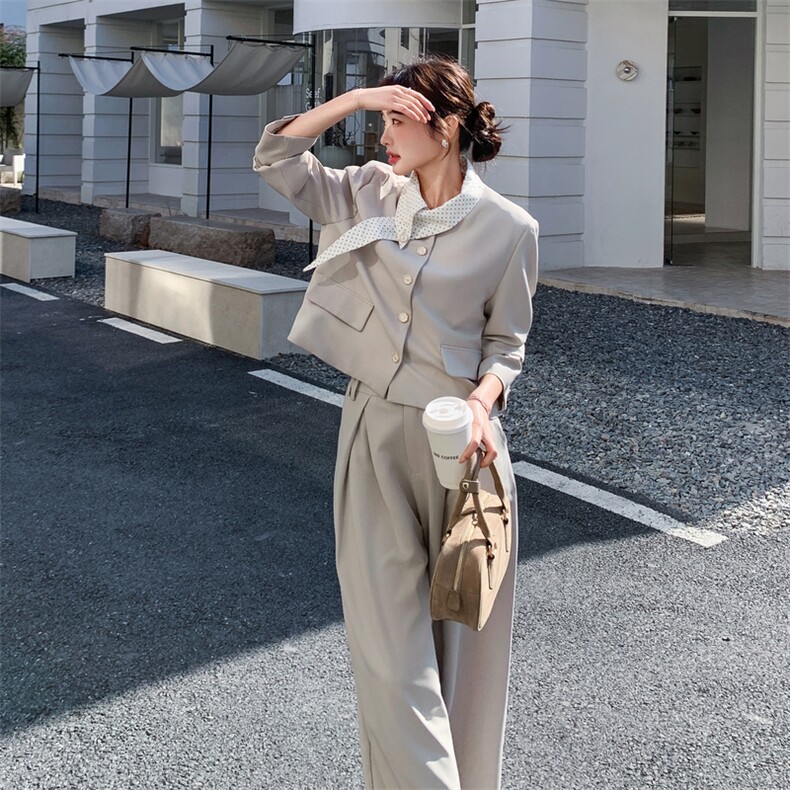 26春新款现-轻熟风韩系高级感西装两件套2621-P185K298,女装套装/套裙,2B190