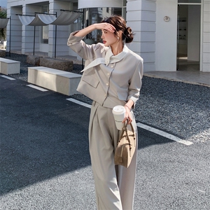 26春新款现-轻熟风韩系高级感西装两件套2621-P185K298图片