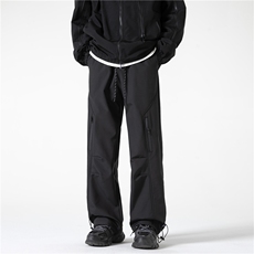 冬季机能褶皱拉链防水冲锋裤K23555-p50控68加绒K23555JR-p60控78，男装休闲裤，电商B315