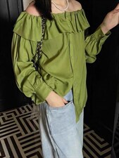 韩版一字肩小衫，其它，后来伽