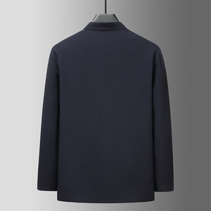 新款中年唐装男上衣长袖夹克汉服风春秋外套FY23120-P95图片