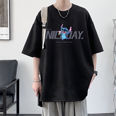 麂皮绒短袖t恤男大码半袖男JD82173-P25，男装T恤，电商A040