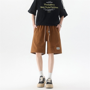 8XL-M 抖音品质特大码 ins潮流亮色休闲短裤印花五分裤DK1521P35图片