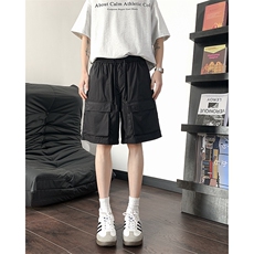 工装短裤男女夏季薄款速干中裤多口袋运动五分中裤子DK0137-P30，男装牛仔裤，星座308B-1