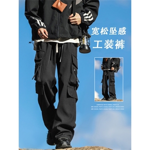 美式冲锋裤男士裤子工装裤长裤潮牌高街运动休闲裤K1230-特批-35图片