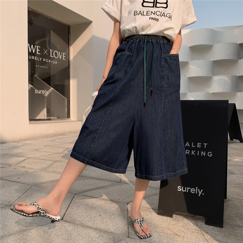牛仔裤裙，女装牛仔裤，肆尔