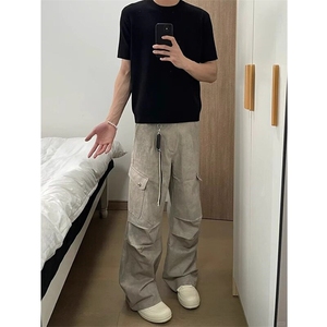 2025新款男牛仔裤春秋青少年微弹直筒裤图片