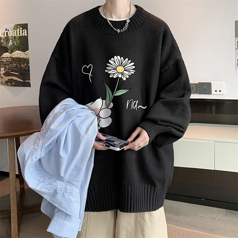半高领毛衣男士大码针织衫男毛线衣男M18265-P45加绒款-P65,男装针织衫/毛衣,电商A040