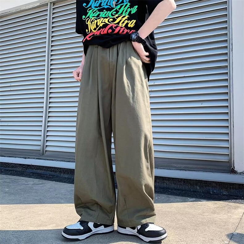 日系工装裤男潮牌ins高街vibe裤子痞帅休闲长裤宽松直筒K3612-P43,男装工装外套,星座1008-2