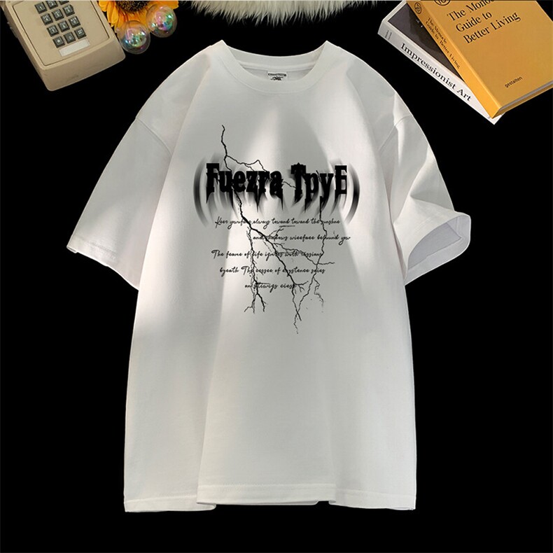 可设48小时发货支持抖音得物来样二开230克重磅美式短袖t恤MT366，男装T恤，电商A486-1