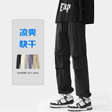 特P25无差价2024春季日系衔接降落伞兵裤男机能风休闲长裤K1138，男装休闲裤，电商A082