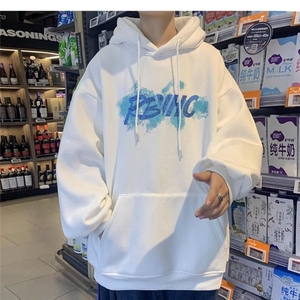 350g华棉痞帅潮牌套头外套男休闲运动连帽嘻哈卫衣服5006-P43网图图片