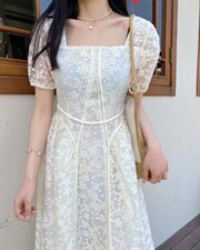 现货新款韩版修身连衣裙，女装连衣裙，MI MI(1F)