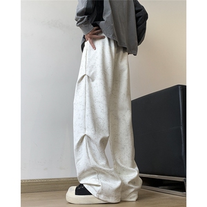 217-2-K2462-P55 春秋季310g重磅华棉卫裤男扎染脏脏裤运动休闲裤图片