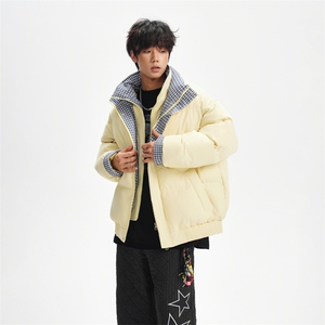 冬季新品得物美式潮流高品质格子加绒加厚棉衣外套棉服MY5566-P88图片