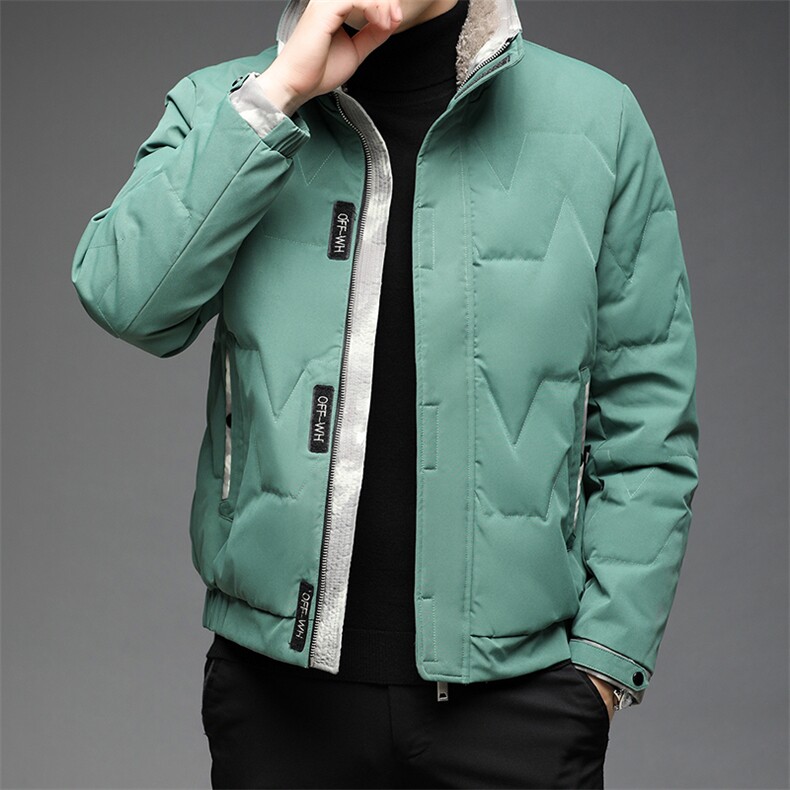 男中年立领羽绒服休闲商务保暖加厚外套爸爸装男BJY08179-P200,男装羽绒服,电商B212（原钱塘6029）
