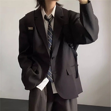 西服韩版修身外套轻熟风帅气商务青少年职业正装小西装男XZ101，男装西服，星座601-1