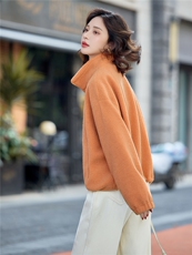 爆《现货2025冬季新款小羊羔毛休闲简约时尚外套不挑身材上身》，女装羊羔毛/颗粒绒，欧米莱