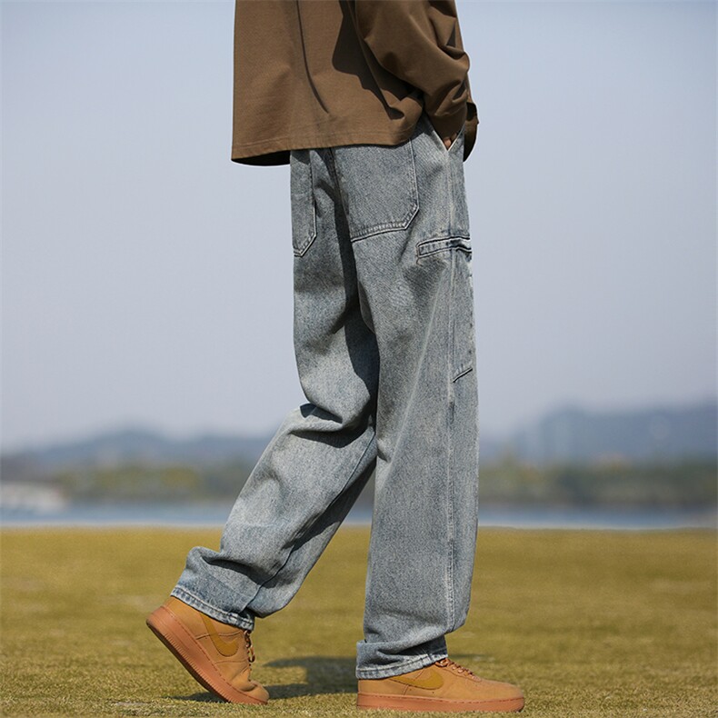 B225-K2165-P63-X79--复古牛仔裤-棉75.8%粘纤14.9%聚醋纤维9.3%,男装牛仔裤,电商B225