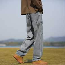 B225-K2165-P63-X79--复古牛仔裤-棉75.8%粘纤14.9%聚醋纤维9.3%，男装牛仔裤，电商B225