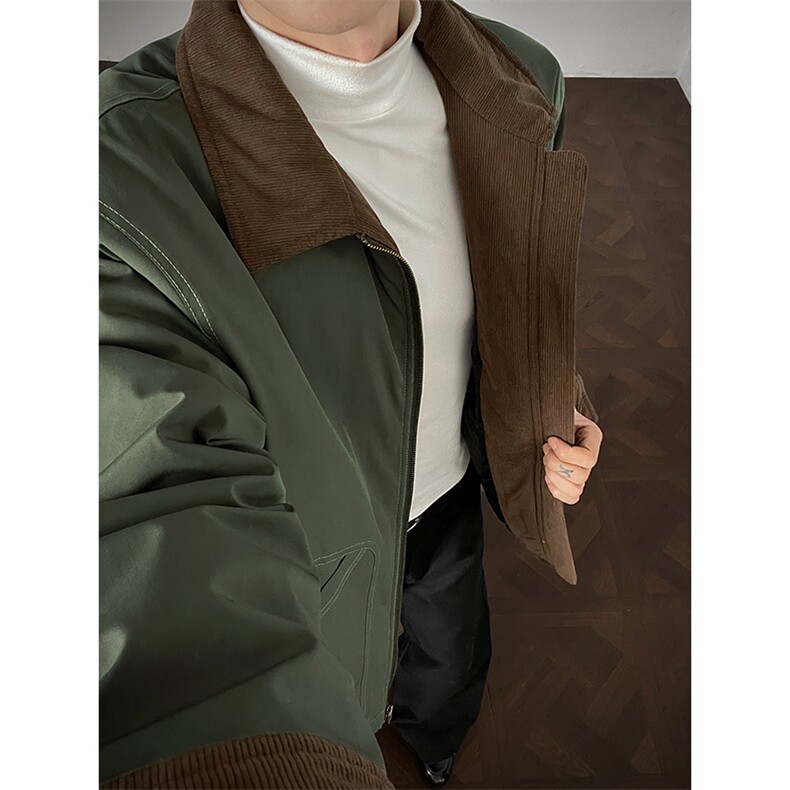 保暖潮流大口袋工装加棉舒适夹克棉衣外套男M24993-特P85控158，男装夹克，电商A001