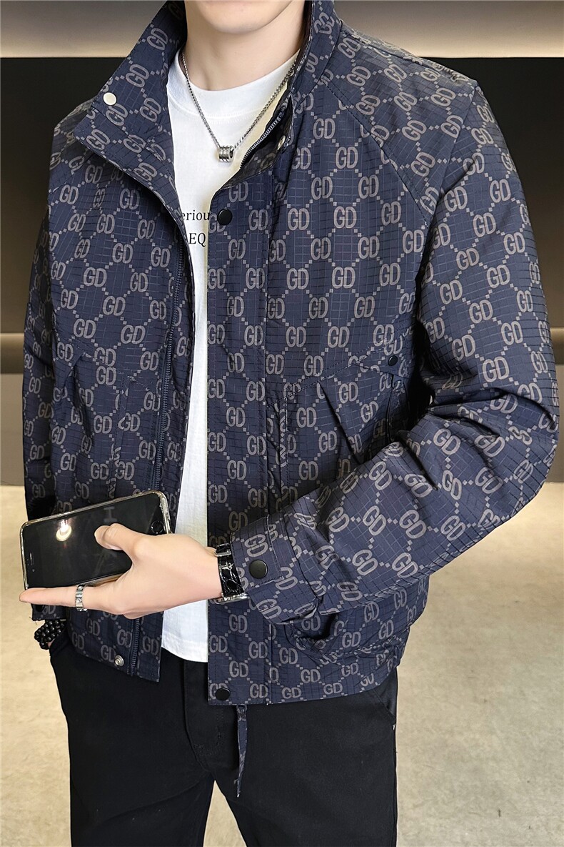 2026春季新款立领休闲外套男装夹克C317-6863-P115,男装夹克,电商C317