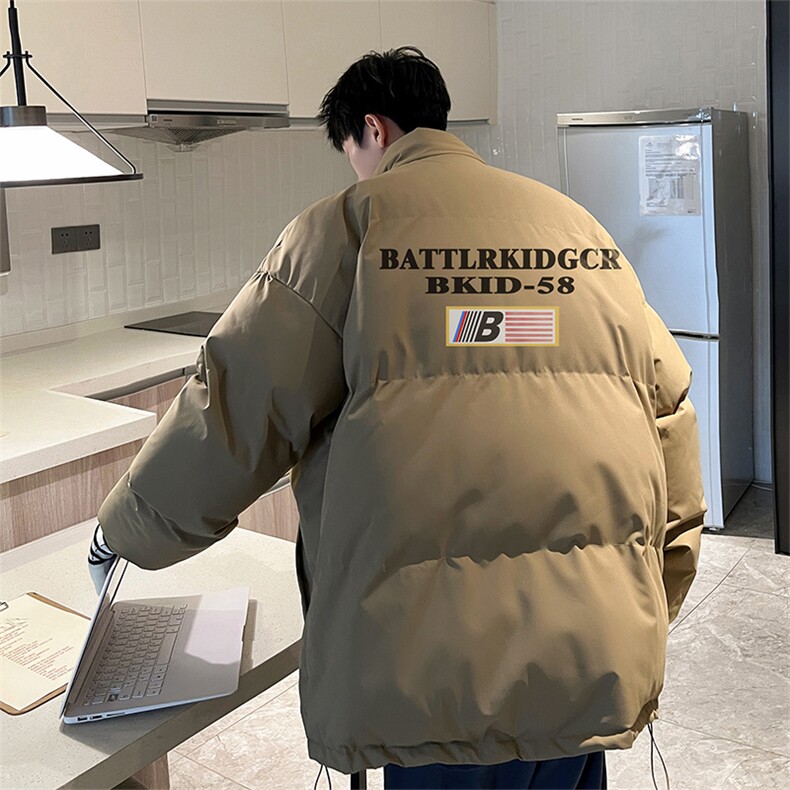 已注册港风直播抖音高品质宽松男羽绒棉面包服棉衣外套M1042P85，男装棉衣，电商C408(原B339-1)