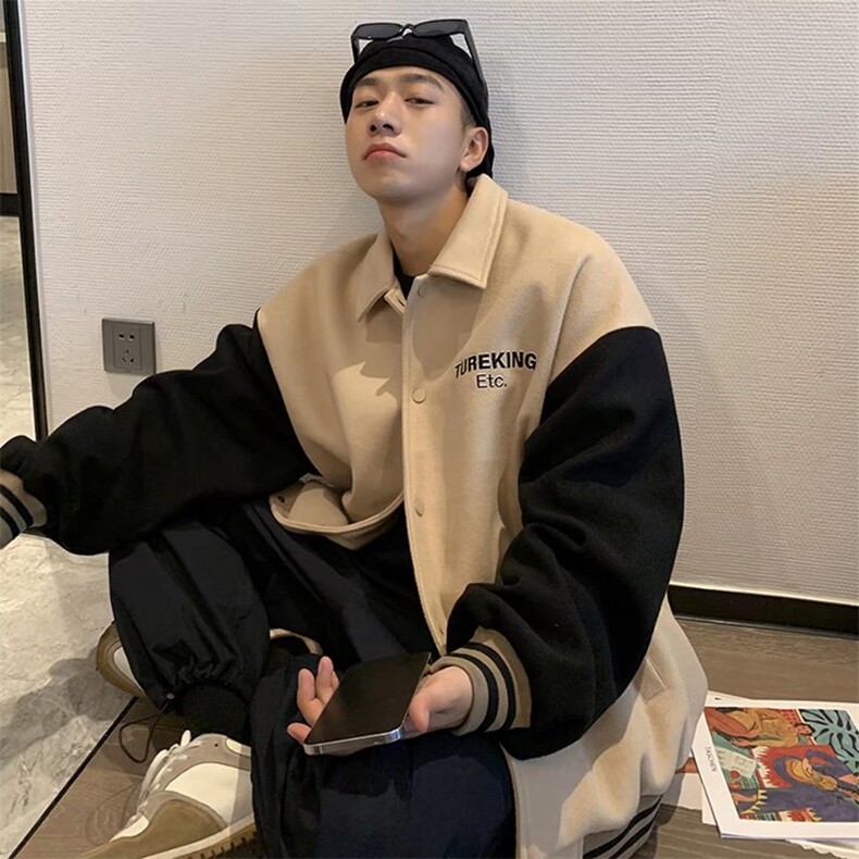 毛呢夹克男秋季潮牌百搭外套男春秋韩版潮流ins秋冬衣服冬装,男装夹克,星座1210-1