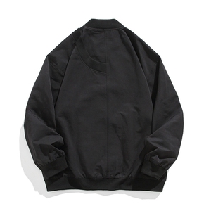 JK0213 P65 限88 潮牌大码宽松设计感棒球领棒球服图片