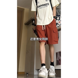 直播品质 水洗工装短裤男夏季宽松刺绣五分裤A405特P40图片