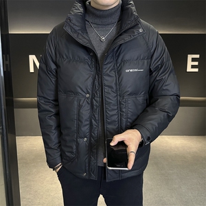标50绒男士羽绒服冬季2025新款帅气白鸭绒外套男加厚Y8091图片