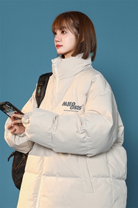 中性风 冬季时尚百搭宽松字母印花潮流棉服外套MY2055P85控118图片