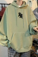 ！发泡印花！连帽圆领卫衣男装港风帽衫男LM119-P35，男装卫衣，电商B367