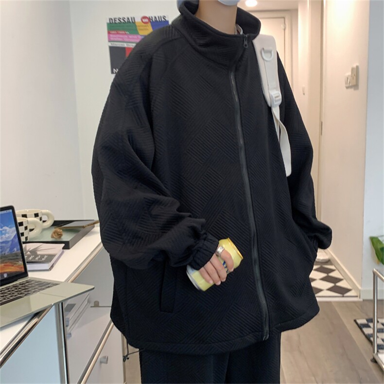 TZ61195/P100秋装新款简约运动套装男潮大码宽松卫衣休闲裤两件套,男装休闲裤,电商A141