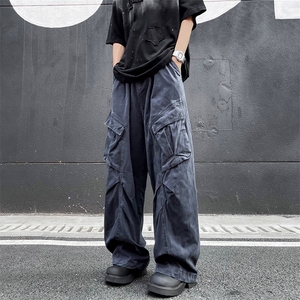 美式高街小众休闲裤男 个性工装百搭K8036/P60图片
