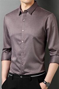J560 钱塘2021-1秋季新款男士高端轻奢长袖衬衣大货主推P65图片